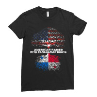 American Raised With Panamanian Roots Panama Ladies Fitted T-shirt | Artistshot