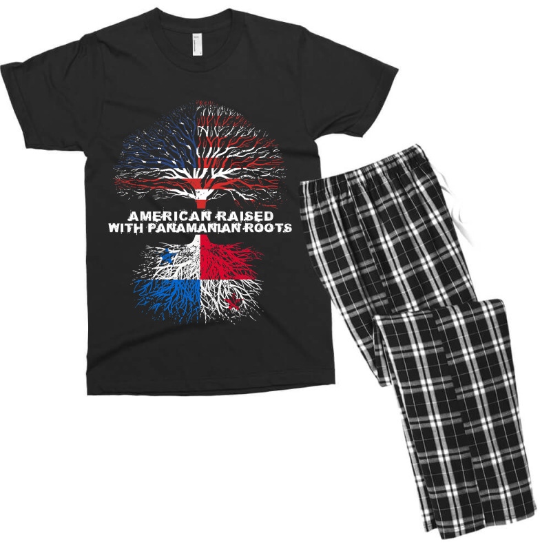 American Raised With Panamanian Roots Panama Men's T-shirt Pajama Set | Artistshot