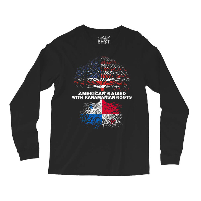 American Raised With Panamanian Roots Panama Long Sleeve Shirts | Artistshot