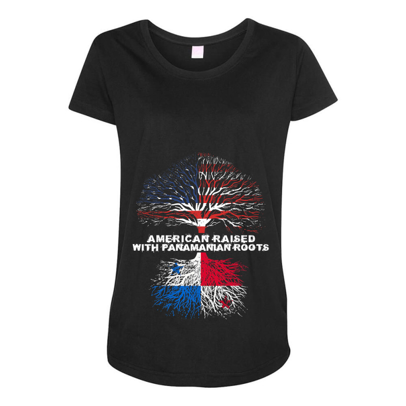 American Raised With Panamanian Roots Panama Maternity Scoop Neck T-shirt by trokeryth | Artistshot