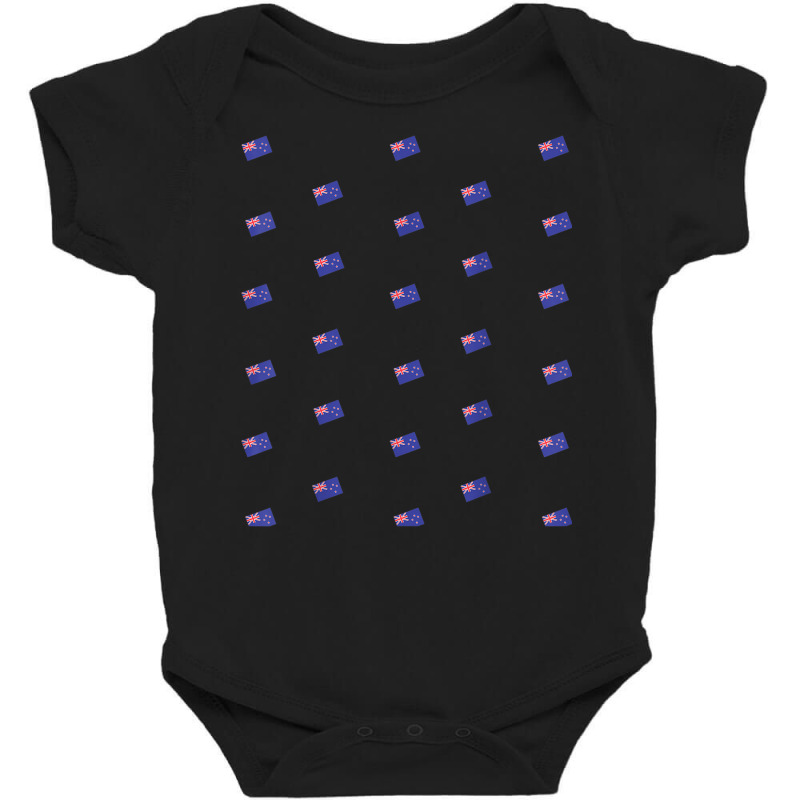 New Zealand Flag Shirt Kiwi Flags Kiwiana Auckland Patrotic Baby Bodysuit by cm-arts | Artistshot