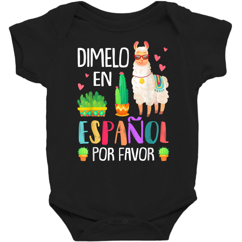 Womens En Espanol Por Favor Bilingual Spanish Teacher Gifts T Shirt Baby Bodysuit by cm-arts | Artistshot