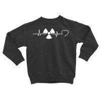 Radiology Heartbeat   Rad Tech Radiologist Xray Tech Gifts T Shirt Toddler Sweatshirt | Artistshot