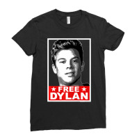 American Vandal Free Dylan Political Poster Premium Ladies Fitted T-shirt | Artistshot