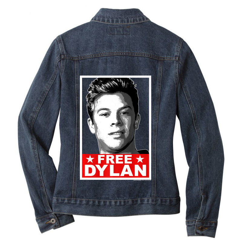 American Vandal Free Dylan Political Poster Premium Ladies Denim Jacket by trokeryth | Artistshot