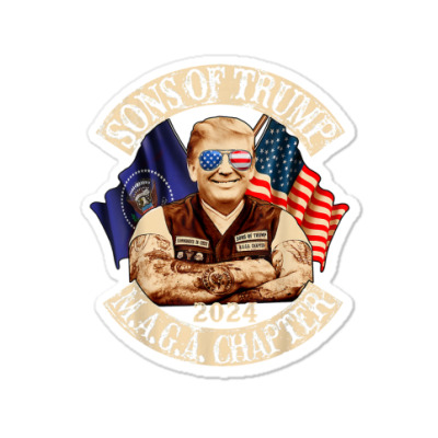 Sons Of Trump Maga Chapter 2024 4th July Shirt - Personalized