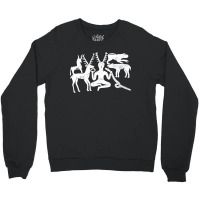 God Cernunnos And Animals From The Gundestrup Cauldron  Fitted Crewneck Sweatshirt | Artistshot