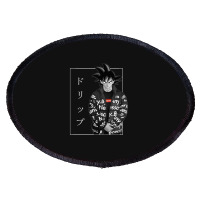 Goku Drip Classic Oval Patch | Artistshot