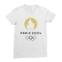 Paris 2024 Summer Olympics Olympic Games Ladies Fitted T-shirt | Artistshot