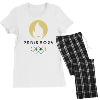 Paris 2024 Summer Olympics Olympic Games Women's Pajamas Set | Artistshot