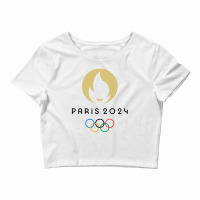 Paris 2024 Summer Olympics Olympic Games Crop Top | Artistshot