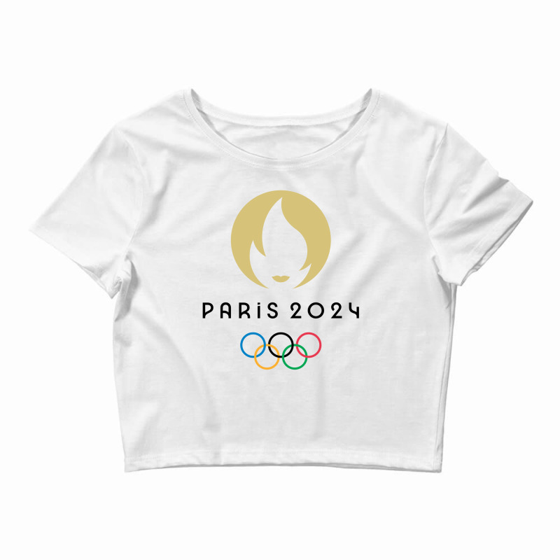 Paris 2024 Summer Olympics Olympic Games Crop Top by coşkun | Artistshot