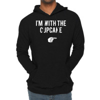 I M With The Cupcake Halloween Costume Funny Couples Lightweight Hoodie | Artistshot