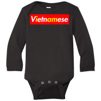 Vietnamese T Shirt Asian Pride Vietnam Shirt Protest Long Sleeve Baby Bodysuit | Artistshot