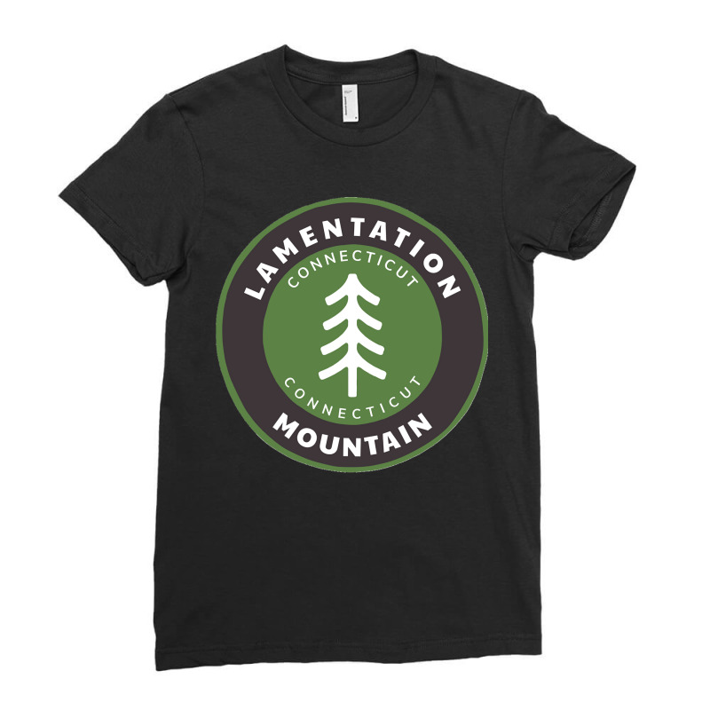 Lamentation Mountain State Park Connecticut Ct Tree Vacation Pullover  Ladies Fitted T-Shirt by AnaMercedesContreras | Artistshot