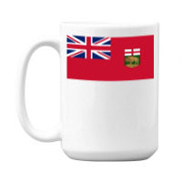 Manitoba Province Coat Of Arms Canadian Flag Winnipeg Sweatshirt 15 Oz Coffee Mug | Artistshot