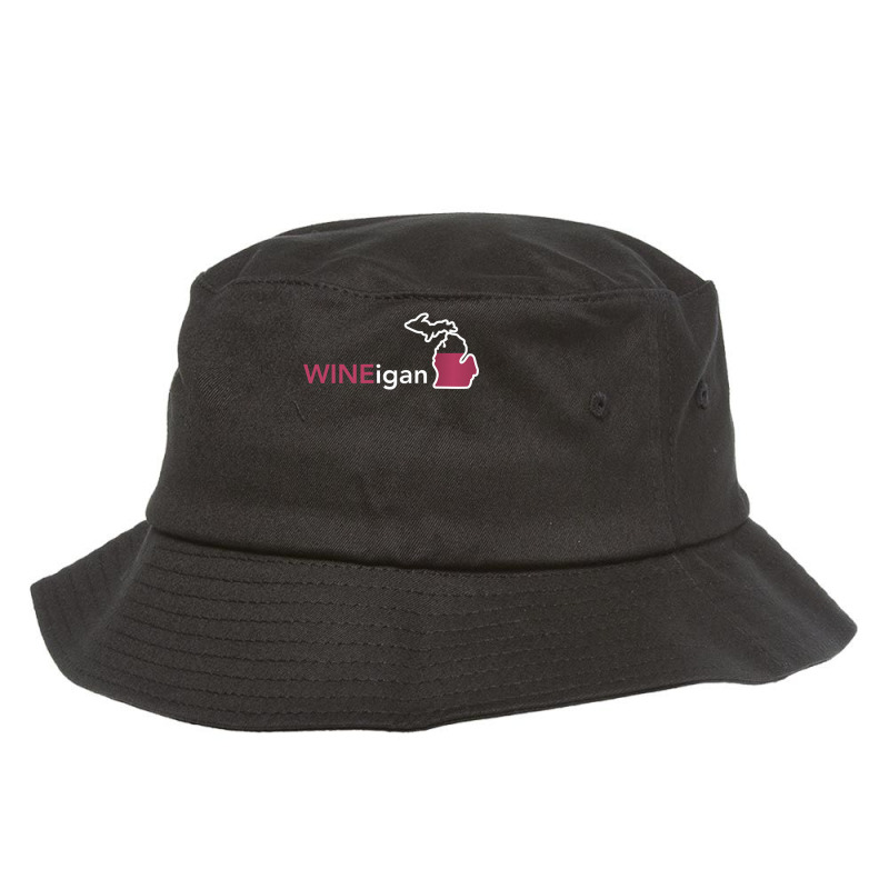 State Of Michigan Mitten Wine Apparel Premium T Shirt Bucket Hat | Artistshot