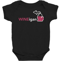 State Of Michigan Mitten Wine Apparel Premium T Shirt Baby Bodysuit | Artistshot