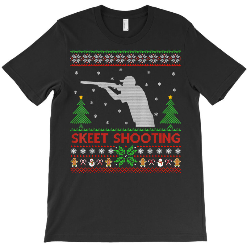 Skeet Shooting Sports Lover Ugly Skeet Shooting Christmas T Shirt T-shirt | Artistshot