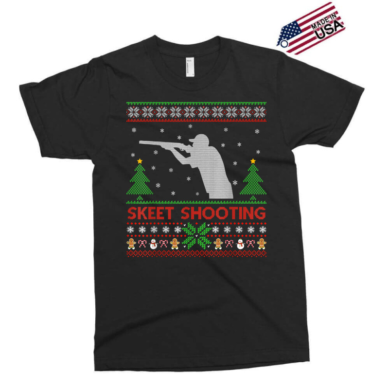 Skeet Shooting Sports Lover Ugly Skeet Shooting Christmas T Shirt Exclusive T-shirt | Artistshot