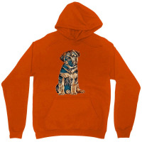 Shepherd Puppy Isolated Unisex Hoodie | Artistshot