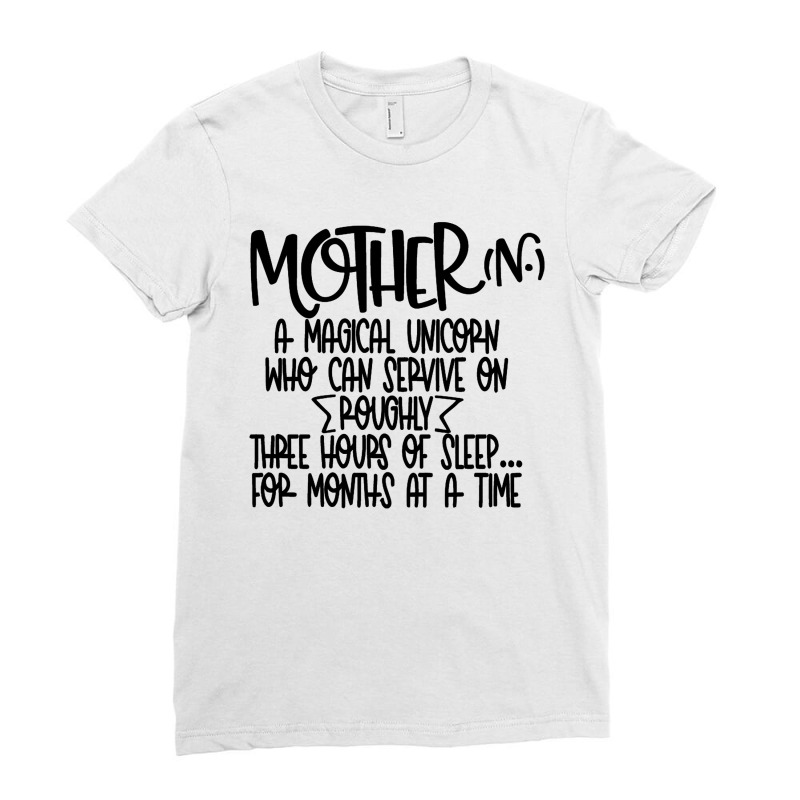 Mother A Magical Unicorn Ladies Fitted T-Shirt by yussuff | Artistshot