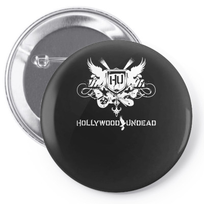 Hollywood Undead Rock Band Logo Pin-back Button Designed By Enjang