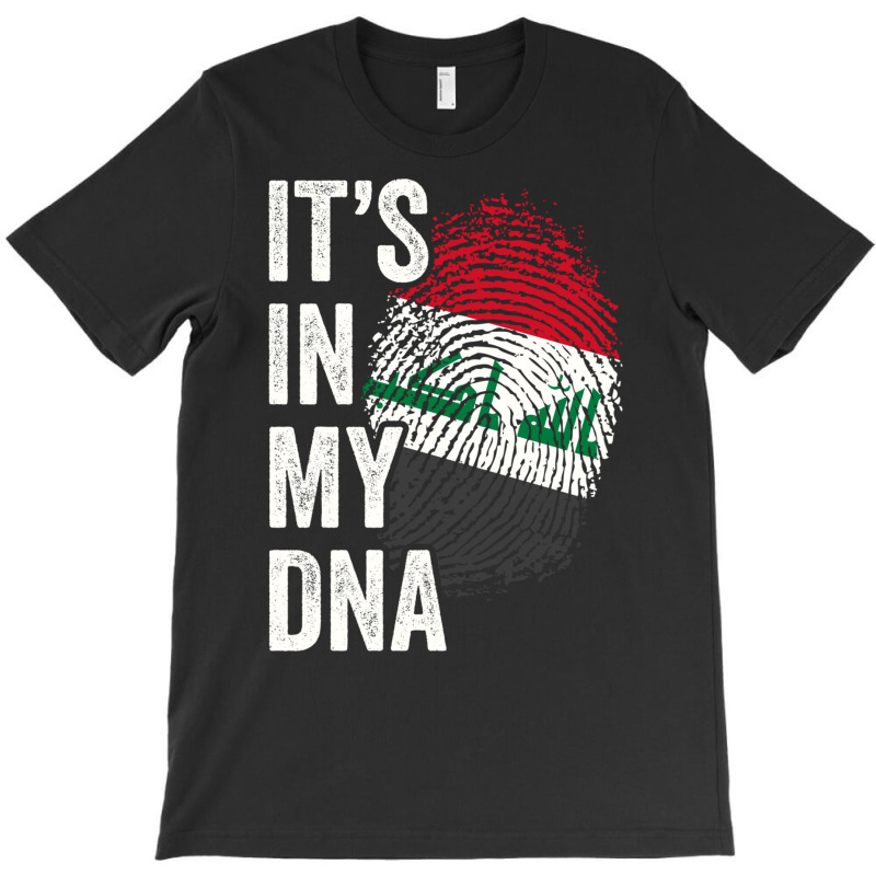 Its In My Dna Iraq Flag Iraqi Roots Pride Genetic Long Sleeve T Shirt T-Shirt by cm-arts | Artistshot