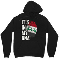 Its In My Dna Iraq Flag Iraqi Roots Pride Genetic Long Sleeve T Shirt Unisex Hoodie | Artistshot