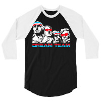 America Dream Team Fourth Of July   Original Founding Father T Shirt 3/4 Sleeve Shirt | Artistshot