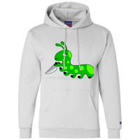 Caterpillar With Knife Champion Hoodie | Artistshot