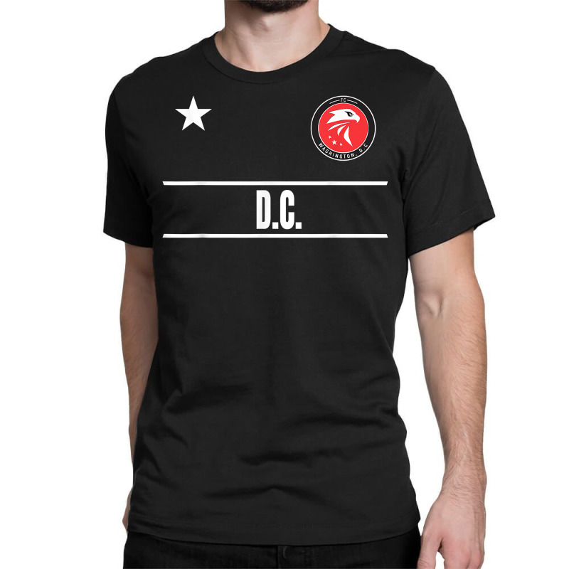 Washington DC Soccer Jersey (202 ORIGINAL DESIGN) T-Shirt