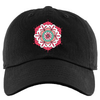 Pink Fin Mandala Circle  Spiritual Yoga Sweatshirt Kids Cap | Artistshot