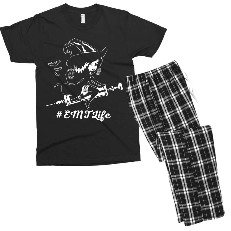 Emt Witch Emergency Medical Technicians Halloween Costume Men's T-shirt Pajama Set | Artistshot