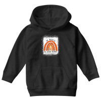 In March We Wear Orange Rainbow Multiple Sclerosis Awareness Youth Hoodie | Artistshot