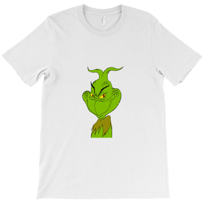Wry Smile Grinch T-shirt Designed By Kitbitart