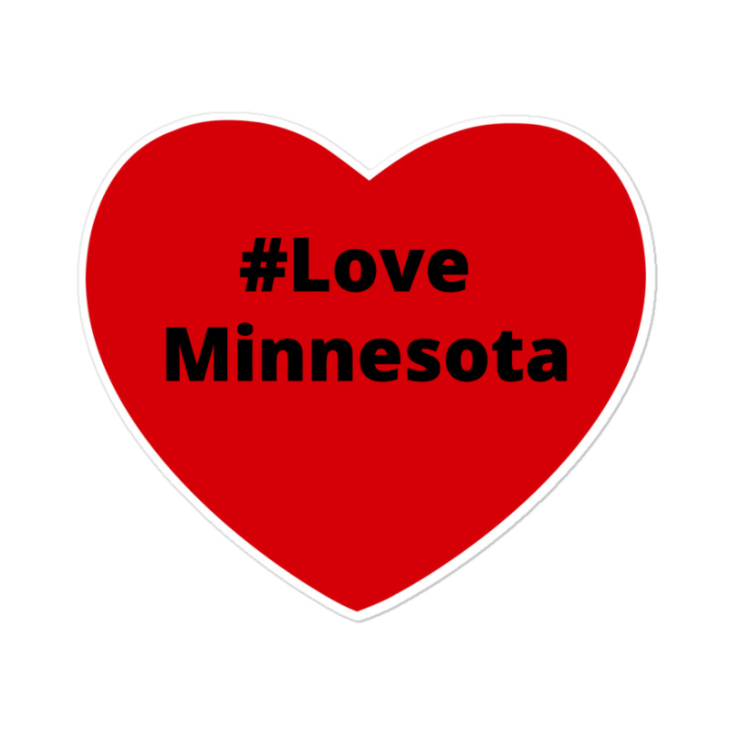 Love Minnesota, Hashtag Heart, Love Minnesota 2 Sticker | Artistshot