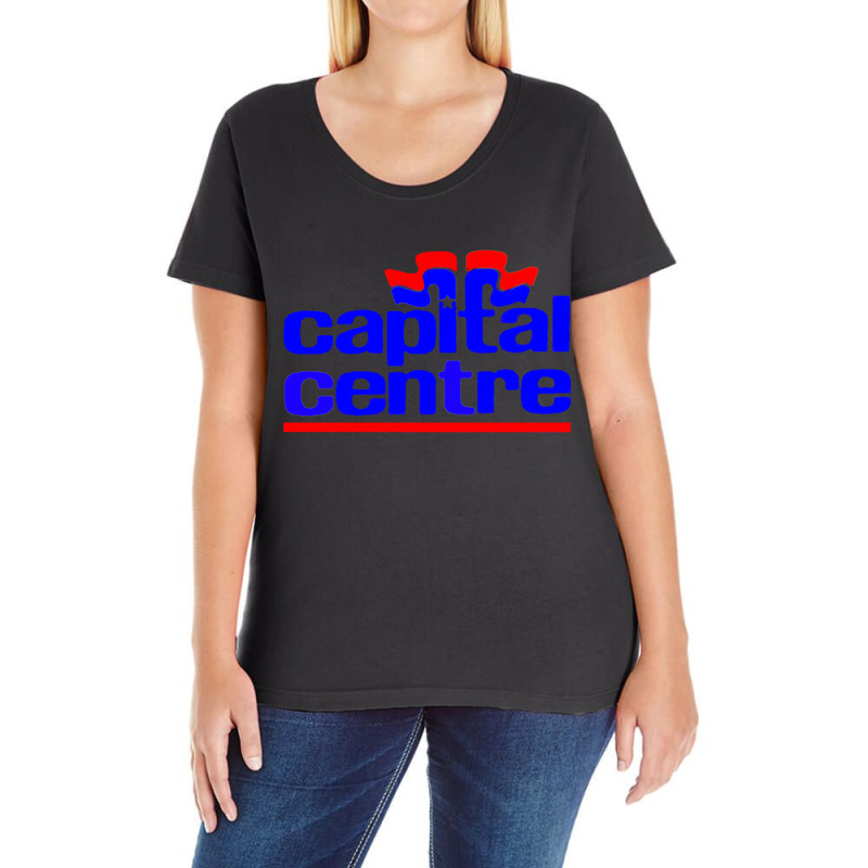 Capital Centre Ladies Curvy T-Shirt by PamelaAnnHarris | Artistshot