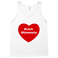 Love Minnesota, Hashtag Heart, Love Minnesota Tank Top | Artistshot