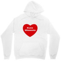 Love Minnesota, Hashtag Heart, Love Minnesota Unisex Hoodie | Artistshot