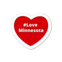 Love Minnesota, Hashtag Heart, Love Minnesota Sticker | Artistshot