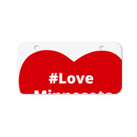 Love Minnesota, Hashtag Heart, Love Minnesota Bicycle License Plate | Artistshot