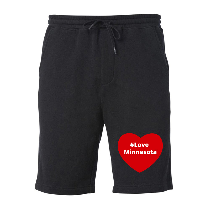 Love Minnesota, Hashtag Heart, Love Minnesota Fleece Short | Artistshot