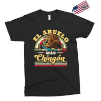 El Abuelo Mas Chingon Funny Mexican Flag Cool Grandpa Regalo Exclusive T-shirt | Artistshot