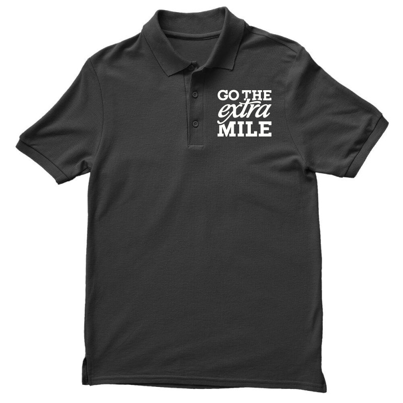 Go The Extra Mile, Motivation Men's Polo Shirt by zunkgm | Artistshot