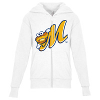 Montgomery Biscuits Youth Zipper Hoodie | Artistshot