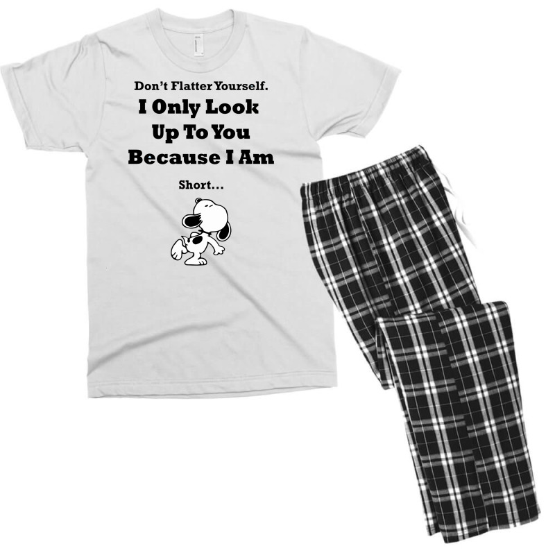 I Only Look Up To You Because I'm Short Men's T-shirt Pajama Set | Artistshot