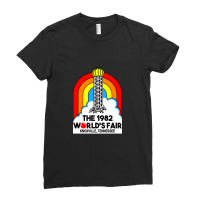 82 Sunsphere   Worlds Fair Ladies Fitted T-shirt | Artistshot