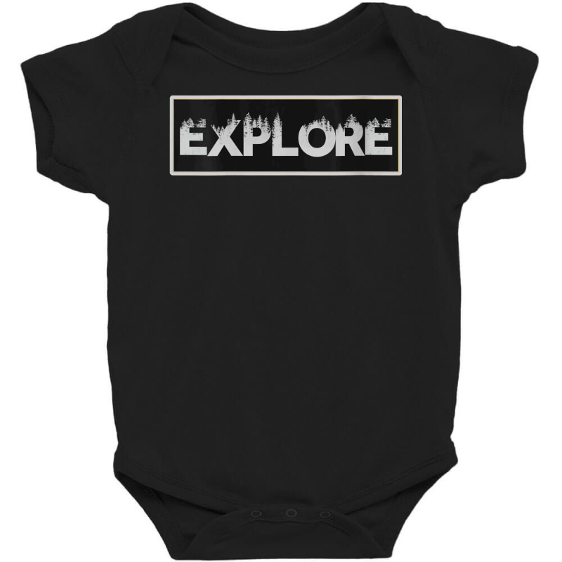 Womens Overlanding Out Doors Adventure Explore V Neck T Shirt Baby Bodysuit by cm-arts | Artistshot