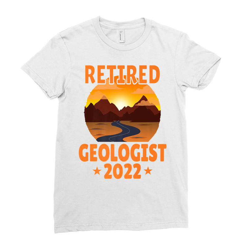 Retired Geologist Retirement Party Retiree Premium T Shirt Ladies Fitted T-Shirt by cm-arts | Artistshot